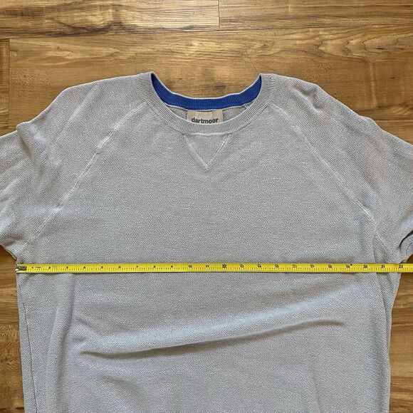 DARTMOOR XL Men’s Gray Silk Cashmere Cotton Knit Crewneck Preppy Sweater Golf - Picture 11 of 16